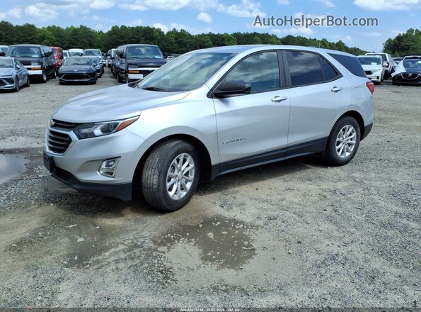 3GNAXSEV8LS724846 2020 CHEVROLET EQUINOX Silver Vista tres cuartos delantera izquierda