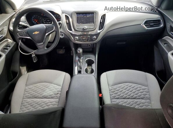 3GNAXSEV8LS734244 2020 CHEVROLET EQUINOX Blue Dashboard view