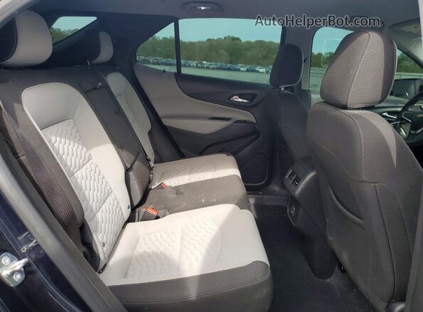 3GNAXSEV8LS734244 2020 CHEVROLET EQUINOX Blue Rear seats view
