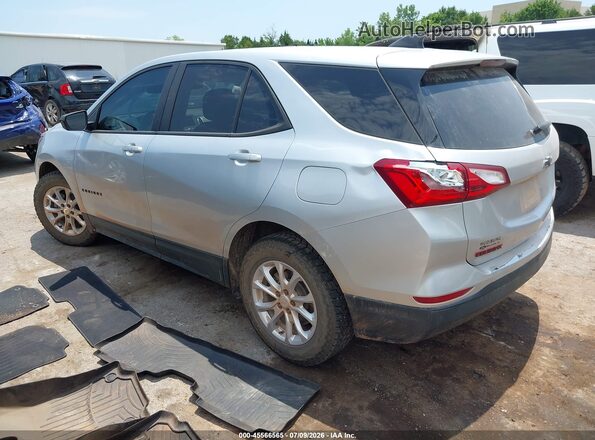 3GNAXSEVXMS155614 2021 CHEVROLET EQUINOX Silver Trasero izquierdo