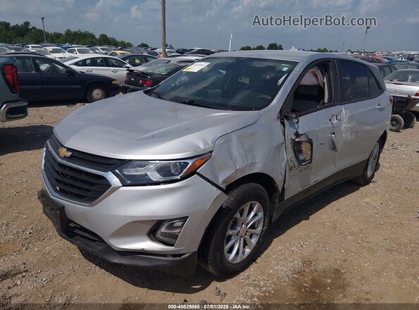 3GNAXSEVXMS173272 2021 CHEVROLET EQUINOX Silver Передня ліва чверть