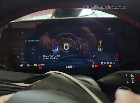 3GNAXTEG4SL107895 2025 CHEVROLET EQUINOX Red Widok zestawu wskaźników