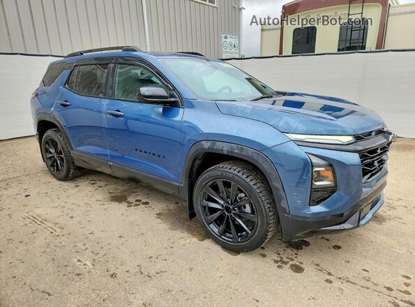 3GNAXTEG4SL176022 2025 CHEVROLET EQUINOX Blue Передня права чверть
