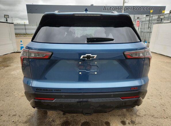 3GNAXTEG4SL176022 2025 CHEVROLET EQUINOX Blue Вид ззаду