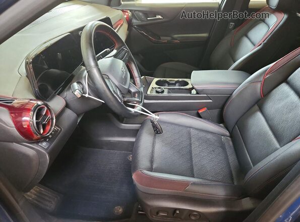 3GNAXTEG4SL176022 2025 CHEVROLET EQUINOX Blue Вид салону спереду