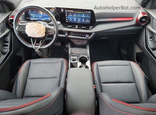 3GNAXTEG5SL272466 2025 CHEVROLET EQUINOX Black Вид панелі приладів