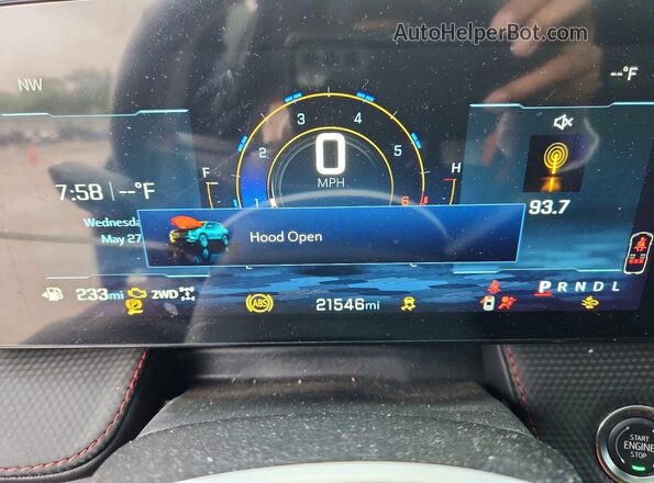 3GNAXTEG5SL272466 2025 CHEVROLET EQUINOX Black Вид щитка приладів
