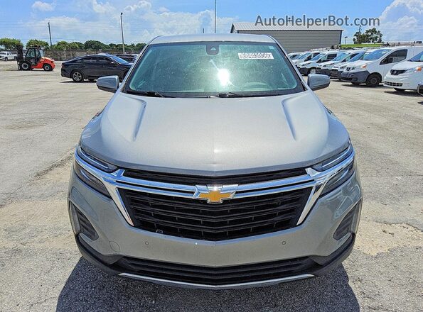 3GNAXTEG7PL159464 2023 CHEVROLET EQUINOX Silver Դիմացի տեսք