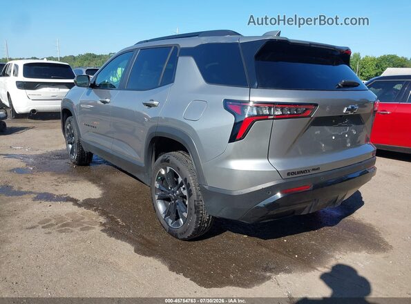 3GNAXTEG7SL285106 2025 CHEVROLET EQUINOX Silver Trasero izquierdo