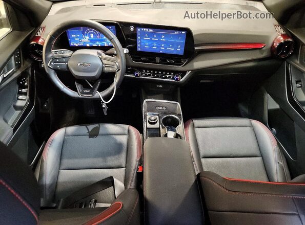 3GNAXTEG7TL266914 2026 CHEVROLET EQUINOX Blue Dashboard view