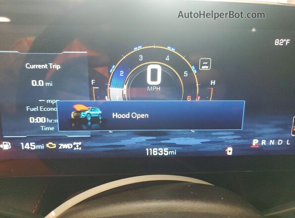 3GNAXTEG9SL306151 2025 CHEVROLET EQUINOX Blue Вид щитка приладів