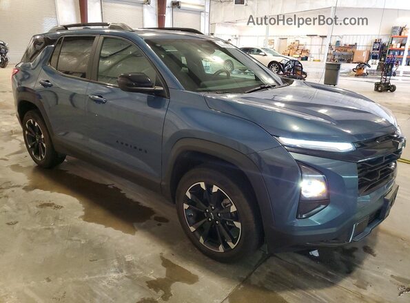 3GNAXTEGXSL180138 2025 CHEVROLET EQUINOX Синий Передняя правая четверть