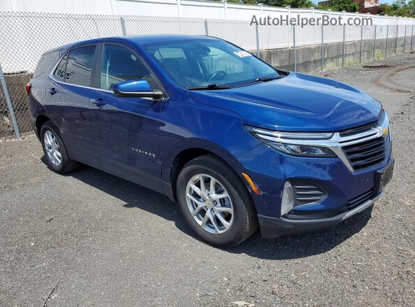 3GNAXTEV2NL180685 2022 CHEVROLET EQUINOX Синий Передняя правая четверть