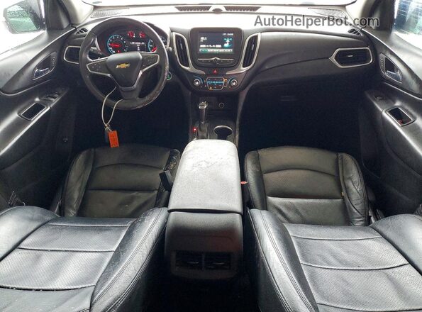 3GNAXTEX4JL348001 2018 CHEVROLET EQUINOX Blue Вид панелі приладів