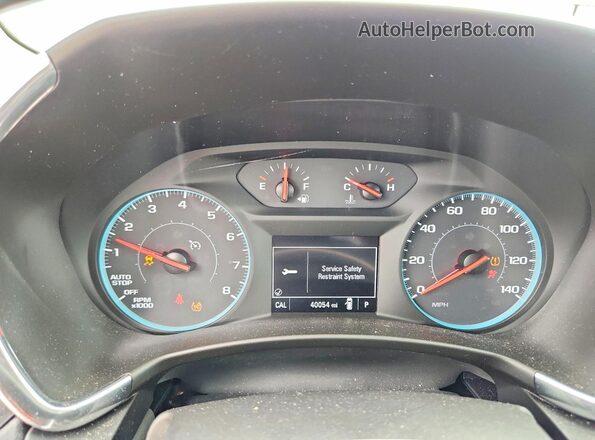 3GNAXTEX7JS637993 2018 CHEVROLET EQUINOX Gray Vista del cuadro de instrumentos