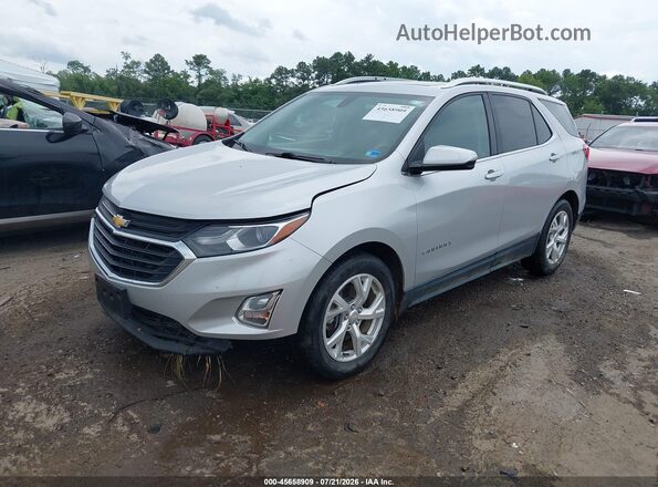 3GNAXTEX7JS641171 2018 CHEVROLET EQUINOX Silver წინა მარცხენა ხედი სამი მეოთხედიდან