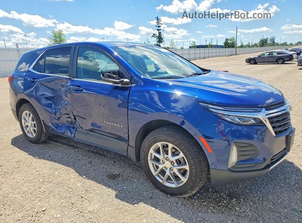 3GNAXUEG2PL185444 2023 CHEVROLET EQUINOX Blue Delantero derecho