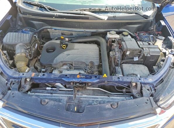 3GNAXUEG2PL185444 2023 CHEVROLET EQUINOX Blue Vista del compartimento del motor