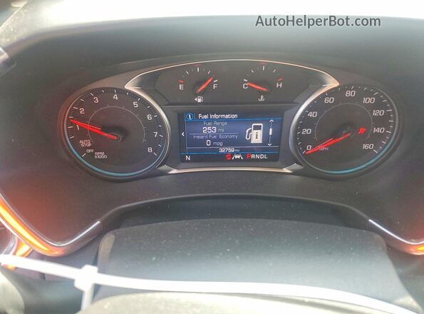3GNAXUEG2RS100014 2024 CHEVROLET EQUINOX Black Widok zestawu wskaźników