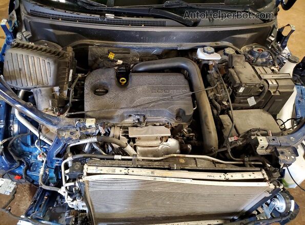 3GNAXUEG3PL200193 2023 CHEVROLET EQUINOX Blue Widok komory silnika