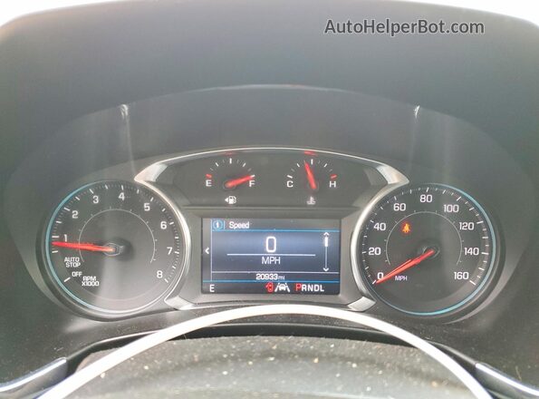 3GNAXUEG8PS157783 2023 CHEVROLET EQUINOX White Widok zestawu wskaźników