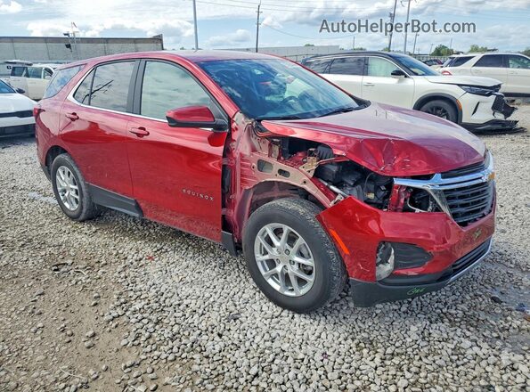 3GNAXUEGXRL367265 2024 CHEVROLET EQUINOX Red Przód prawy