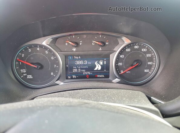 3GNAXUEGXRL367265 2024 CHEVROLET EQUINOX Red Widok zestawu wskaźników