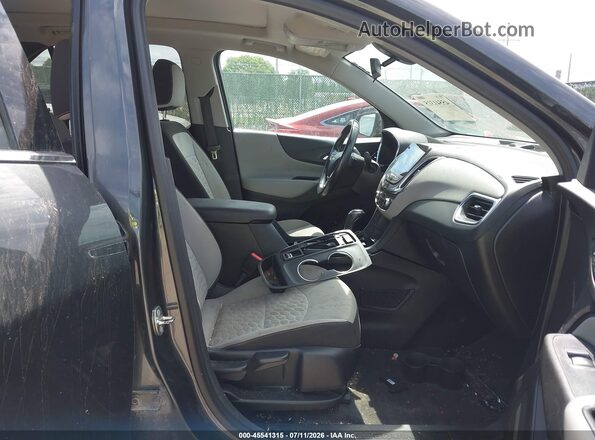 3GNAXUEU2JS545752 2018 CHEVROLET EQUINOX Gray Widok wnętrza z przodu