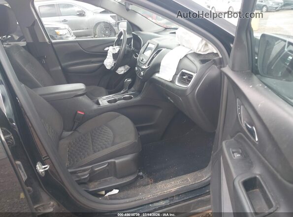 3GNAXUEV0LL110122 2020 CHEVROLET EQUINOX Black წინა სალონის ხედი