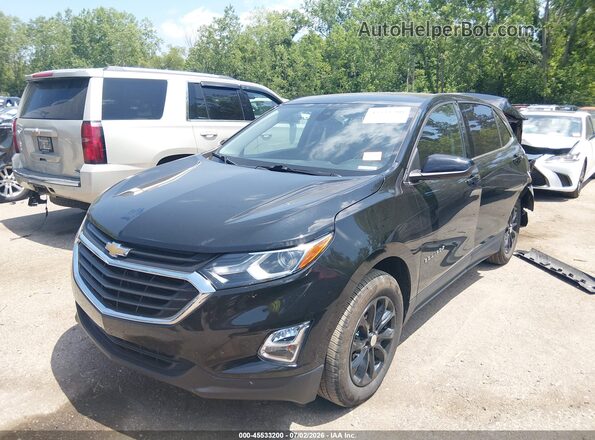 3GNAXUEV0LL214528 2020 CHEVROLET EQUINOX Черный Передняя левая четверть