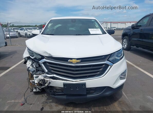 3GNAXUEV0LL258769 2020 CHEVROLET EQUINOX Белый Вид щитка приборов