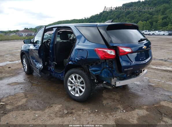 3GNAXUEV0ML314808 2021 CHEVROLET EQUINOX Blue უკანა მარცხენა