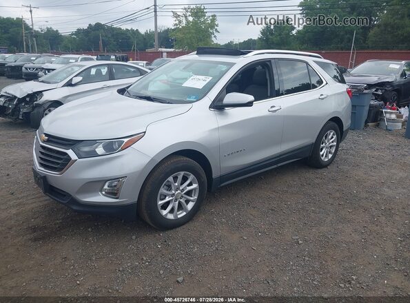 3GNAXUEV1KS563864 2019 CHEVROLET EQUINOX Silver Передня ліва чверть