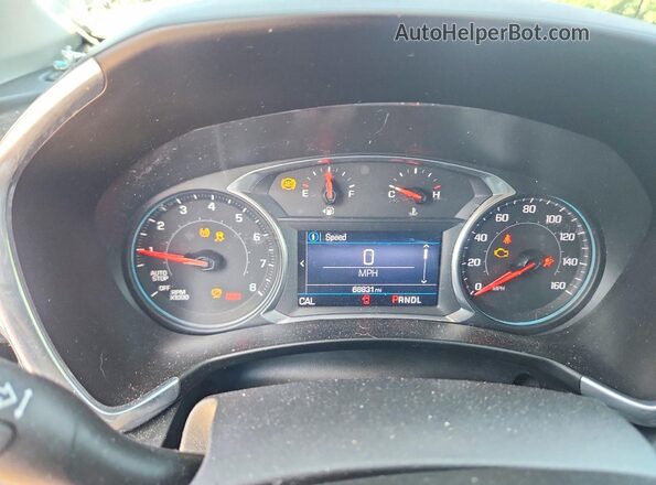 3GNAXUEV1LS560237 2020 CHEVROLET EQUINOX Black Instrument cluster view