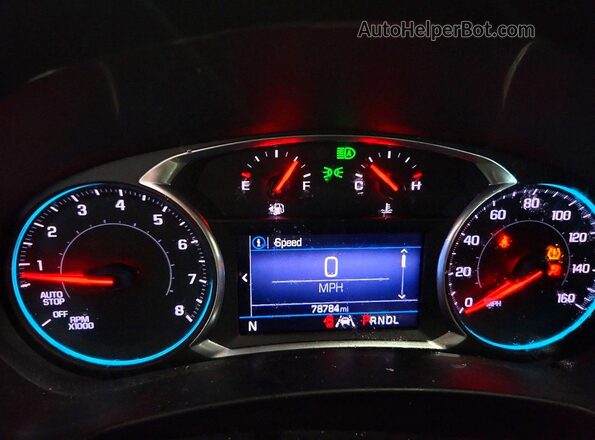 3GNAXUEV1LS632585 2020 CHEVROLET EQUINOX Black Սարքավորումների վահանակի տեսք