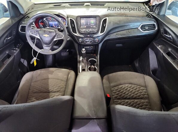 3GNAXUEV1LS632585 2020 CHEVROLET EQUINOX Black Առջևի վահանակի տեսք
