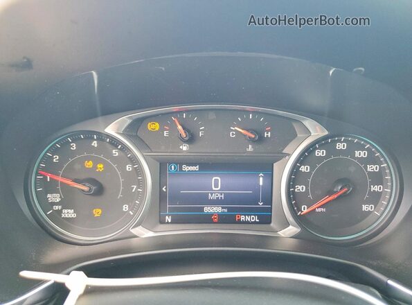 3GNAXUEV1MS170210 2021 CHEVROLET EQUINOX White Вид щитка приладів