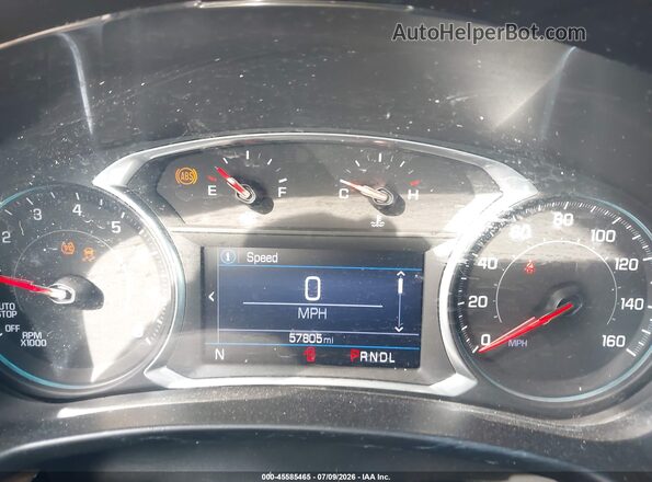 3GNAXUEV2LL221058 2020 CHEVROLET EQUINOX Silver უკანა სავარძლების ხედი