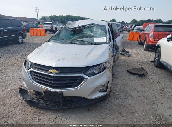 3GNAXUEV2LS721968 2020 CHEVROLET EQUINOX Silver Դիմացի տեսք