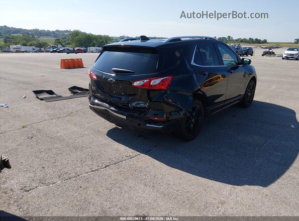 3GNAXUEV2ML365839 2021 CHEVROLET EQUINOX Black Rear right