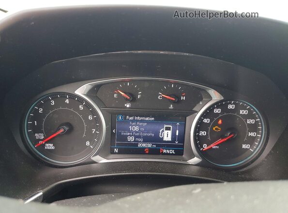 3GNAXUEV2MS168871 2021 CHEVROLET EQUINOX Silver Instrument cluster view