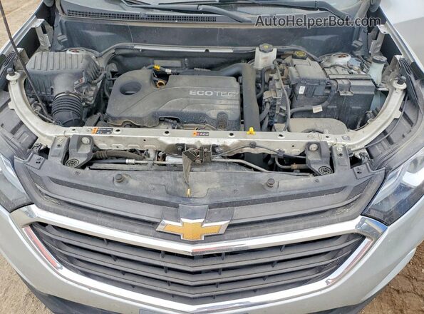 3GNAXUEV2MS168871 2021 CHEVROLET EQUINOX Silver Engine compartment view