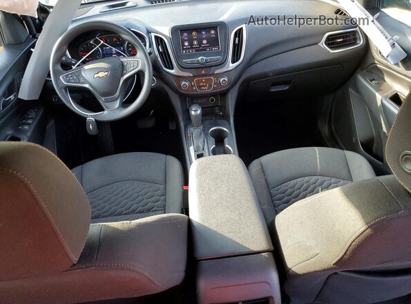 3GNAXUEV3LL202891 2020 CHEVROLET EQUINOX Черный Вид панели приборов