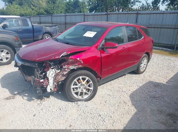 3GNAXUEV4NL159293 2022 CHEVROLET EQUINOX Red Front left