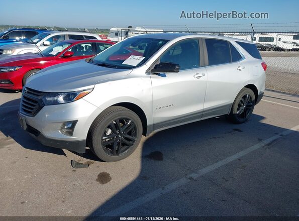 3GNAXUEV5ML349845 2021 CHEVROLET EQUINOX Серебряный Передняя левая четверть