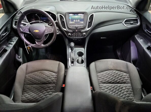3GNAXUEV6KL199516 2019 CHEVROLET EQUINOX Burgundy Widok deski rozdzielczej