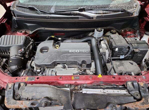 3GNAXUEV6KL199516 2019 CHEVROLET EQUINOX Burgundy Widok komory silnika