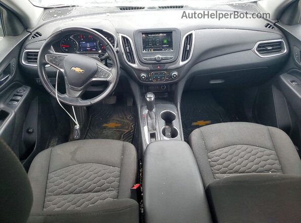 3GNAXUEV6KS605638 2019 CHEVROLET EQUINOX Black Вид панелі приладів