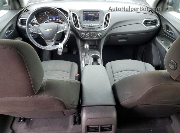 3GNAXUEV6LL256153 2020 CHEVROLET EQUINOX Black Widok deski rozdzielczej