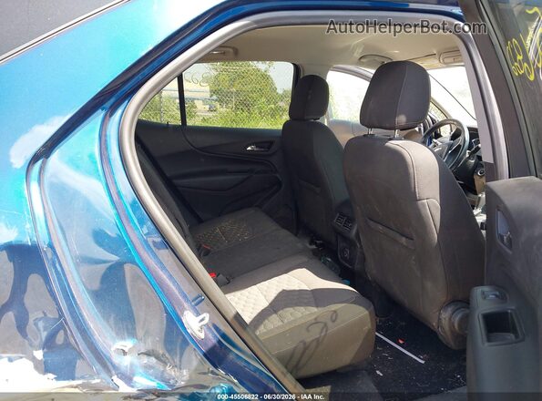 3GNAXUEV6LL265497 2020 CHEVROLET EQUINOX Blue Vista de la etiqueta del VIN